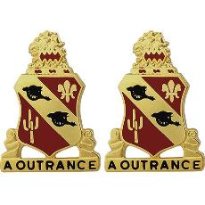 112th Field Artillery Regiment Unit Crest (A Outrance)